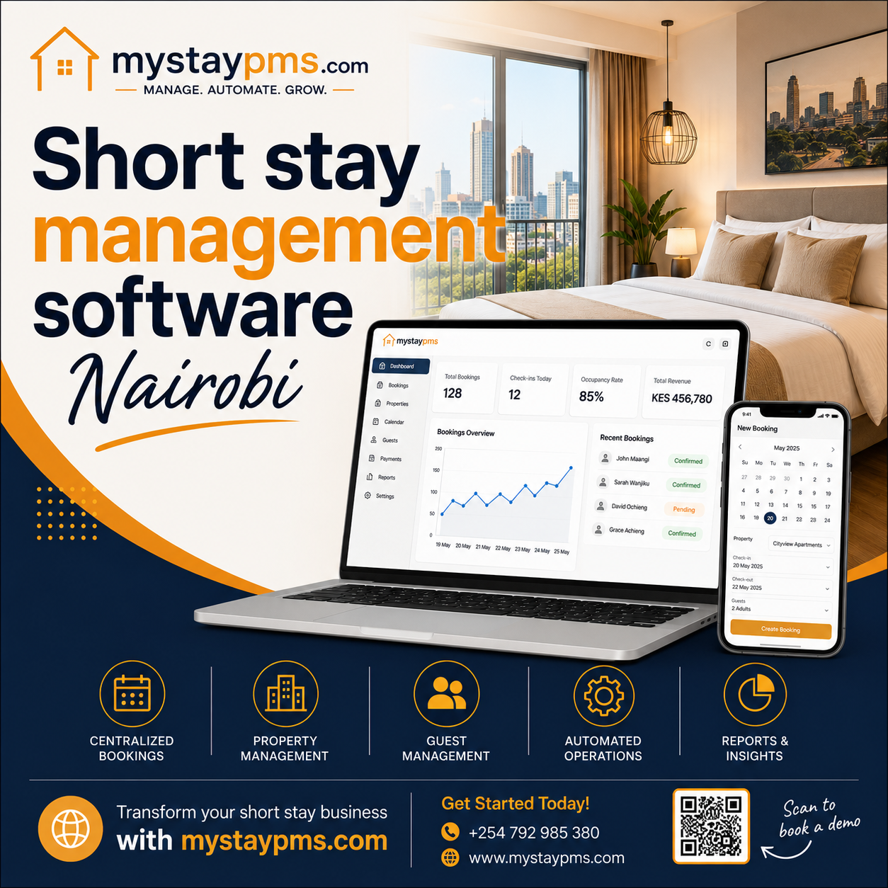 Serviced apartment software Nairobi